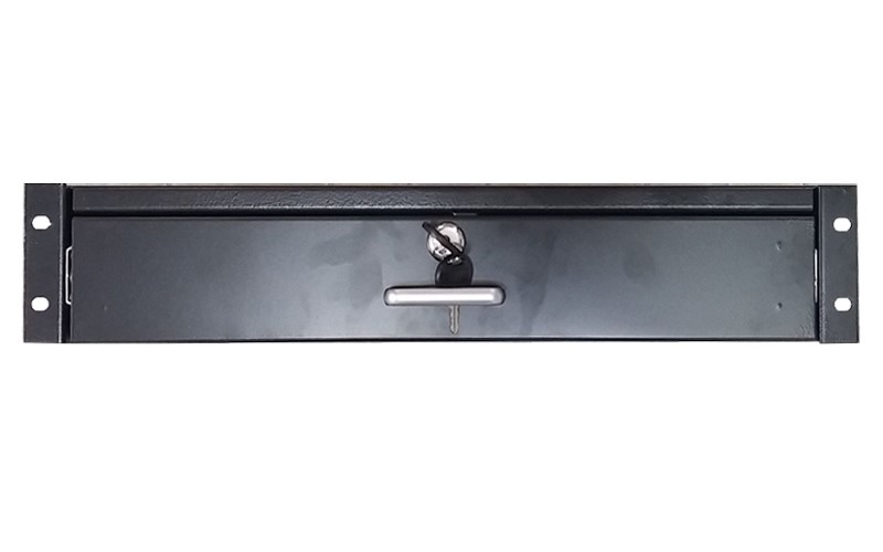 2U Lockable Rack Drawer - 16" Deep